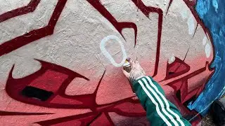 Raw Graffiti Session Painting Red Thunder 🔴
