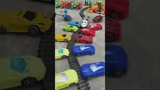 Rc car train auto tractor #gadi #automobile #minitractor #2026 #gadiwalacartoon bulldozer baba