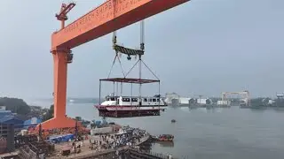 GRSE LAUNCHES STATE&rsquo;S FIRST NEXT-GENERATION ELECTRIC FERRY (Dheu) FOR THE GOVERNMENT OF WEST BENGAL.