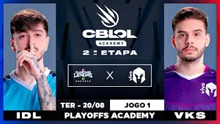 IDL E-SPORTS x VIVO KEYD | Jogo 1 - MD5 | Playoffs CBLOL Academy 2024