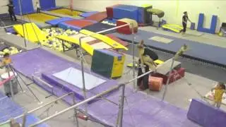 Talented young gymnasts