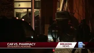SUV crashes through Hayat Pharmacy
