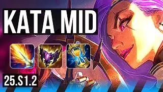 KATARINA vs TALON (MID) | 9 solo kills | KR Diamond | 25.S1.2
