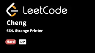 LeetCode 664. Strange Printer