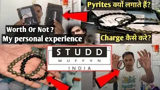Studd Muffyn Pyrites Bracelet Honest Review 🔥 | Benefits, Charging, Style & Price 🔍 । UnboxPyrites