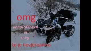 Linhai 500 4x4 vs sneg