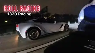 1320 STREET RACING | Mexico Roll Racing (800whp) - [600cc Vs Corvettes & Hellcats]