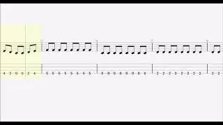 BOOWY. B.BLUE  bass tab