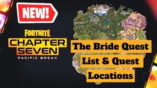 Fortnite | *NEW* Kill Bill The Bride Quest List & Quest Locations 🧭🗺️📜👰🏼&zwj;♀️