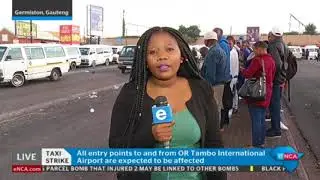 eNCA's Silindelo Masikane in Germiston to give update on taxi strike
