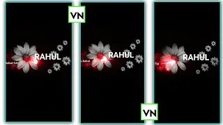 Instagram Trending Fire Smoke Name Art Video Editing In Vn App ll Name Art Video Editing Kaise