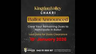 Official Announcement: Kingdom Valley Chakri Ballot Announced