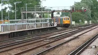 (HD) Slade Green Depot open day stock moves - featuring Class 33,37 & 73! 14-15/7/17.