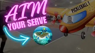 Aim Your Serve to Pickleball Island