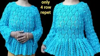 Pineapple sithch crochet girls top (p1) step by step tutorial/crochet top