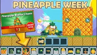 Pineapple Party 2022 + Pineapple Charm for 1 Gem! (NEW WINGS) OMG!! | GrowTopia