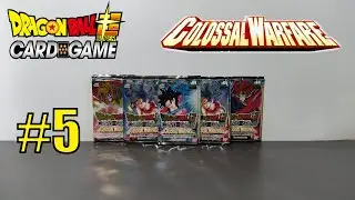 Ouverture de 5 boosters Dragon Ball Super Colossal Warfare [JCC Dragon Ball #5]