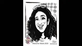 TAMIU Caricatures Welcome Week 8-18-20