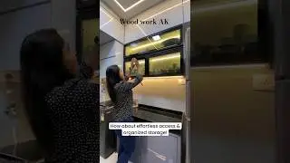 Kitchen Upgrade With Hydraulic Sutter For its Uniqueness and Functionality 🔥✨️##shorts #viral
