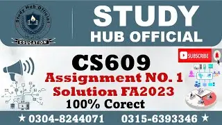 CS609 Assignment 1 Solution Fall 2023, CS609 Assignment 1 solution 2023, CS609 assig 1 solution
