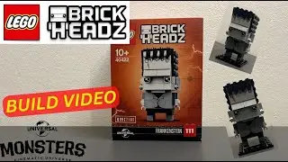 LEGO BRICK HEADZ SET 40422 FRANKENSTEIN BUILD VIDEO #lego #legobrickheadz #legostopmotion #2023