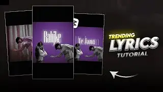 Instagram Trending Lyrics Reels Video Editing | Ranjheya ve music song | Capcut Video Editing