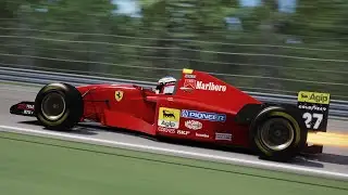 Paskao macetando forte e gostoso no Alabama com a Ferrari '95 do Alesi