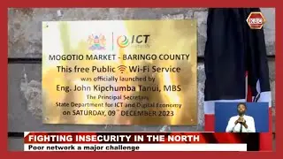 Poor network coverage cited as a challenge in fighting insecurity in Baringo