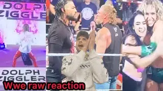 Brock lesnar roman reings aj lee dolph ziggler returns😳🔥John cena final raw reaction by INDIAN🇮🇳