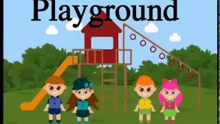 Kids Learning  - Learn about Playground/Park | English Vocabulary  | Toddler videos