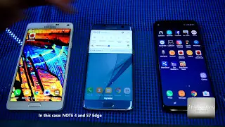 Make previous Samsung phones work as S8 plus: Note 4 and S7 Edge comparison