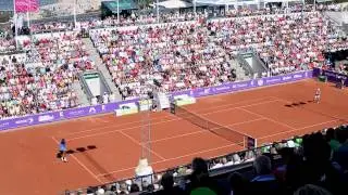 Johanna Larsson vs Serena Williams. B&aring;stad 2013 final