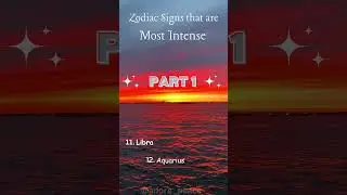 Top 12 Most Intense Zodiac Signs Revealed! | Zodiac signs ranked |