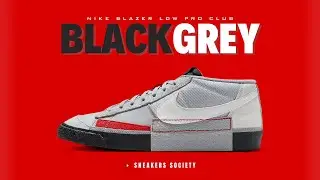 BLACK GREY 2024 Nike Blazer Low Pro Club | PRICE + DETAILED LOOK