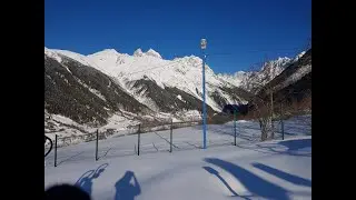 Drone footage of the water treatment plant we built in Mestia