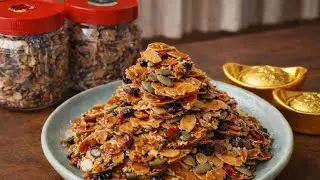 薄到会响 麦芽糖杏仁瓦片 一口咬下全是杏仁香脆 Paper-Thin Maltose Almond Crisps  Crispy in Every Bite