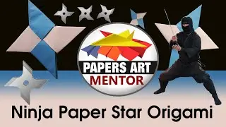 How To Make a Paper Ninja Star Long Distance Throw- Origami