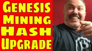 Genesis Mining Hashing Upgrade...