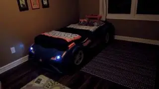 Kid Tested: Hot Wheels&trade; Toddler-to-Twin Race Car Bed by Step2!