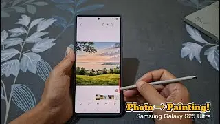 Jak zamienić zdjęcia w akwarele za pomocą rysika S Pen | Samsung Galaxy S25 Ultra