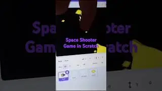 Space Shooter Game in Scratch #2025 #shorts #scratch #gamecoding