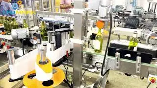 THE BEST LABEL APPLICATOR FOR LIQUOR BOTTLE FOR FRONT BACK AND NECK LABELING