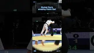 Shohei Ono's Amazing Osoto Gari: A Showcase of Judo Excellence! 🎥😲 #shorts #judo