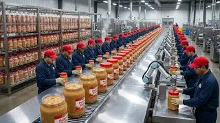 Inside the Peanut Butter Factory: Smooth Peanut Butter | The Complete Production Process