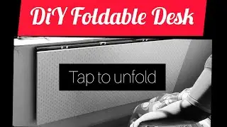 DIY FOLDABLE (MURPHY) DESK l SOUTH AFRICAN YOUTUBER