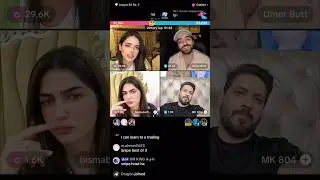 Alina Amir And Umer Butt Ki Tiktok Live par Mastiyan 😂#alina #umerbuttlive