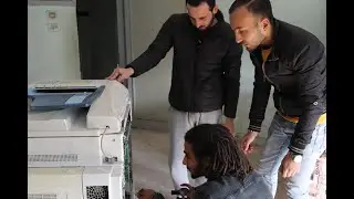 فك الفيدر والاسكانر ومجموعة الخروج والتعرف على مشاكلها