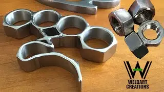 Homemade Knuckle Duster (MADE OUT OF NUTS ONLY) Brass Knuckles DIY