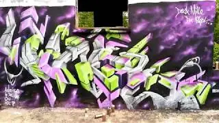 Graffiti - iwoc two - wall covering - 2017