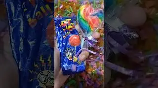 hunting lollipops candy hot ball and sweet love in styrofoam👑☃️⭐️🌛 granules#hunting#shorts